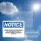 Signmission Property Owner Is Not Responsible For Any, 18 in W x Rectangle, Plastic OS-2PACK-NS-P-1218-L-17900 - alternate 3